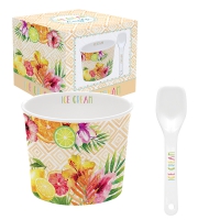 Porcelain Ice Cream Bowl - Linea Ice Cream
