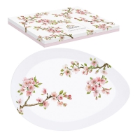 Placa de porcelana - Sakura