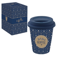 Kubek porcelanowy To-Go 220ml - BUT FIRST COFFEE