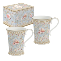 Porcelain Cup - Majestic Flowers