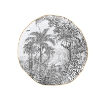 Porcelain plate 19cm - Rain Forest