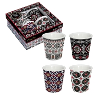 Porcelain Cup - Global Ethnic Incas