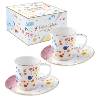 Porcelain Cup - Color Spash