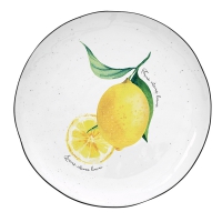 Assiette en porcelaine 21cm - Amalfi