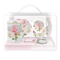 Porcelain cup with handle - Romantic Lace