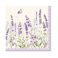 Servietten 33x33 cm - Lavender Field