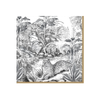 Napkins 33x33 cm - Retro Jungle