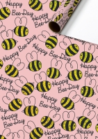 Gift wrapping paper - Bee
