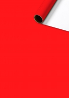 Geschenkpapier - Uni Plain rot
