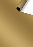 Geschenkpapier - Uni Plain gold