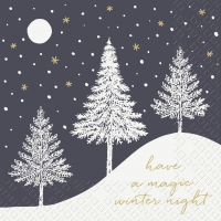 Servietten 33x33 cm - Hiver