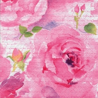 Servilletas 24x24 cm - Rosa Delicada pink