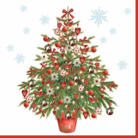 Servietten 33x33 cm - Nostalgic Christmas Tree