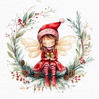 Servilletas 33x33 cm - Christmas Fairy