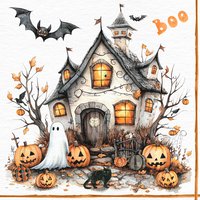 Napkins 33x33 cm - Boo