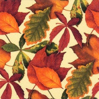 Servietten 33x33 cm - Foliage ivory