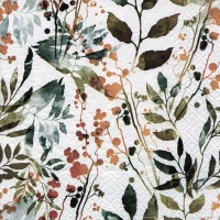 Napkins 33x33 cm - Boho Leaves & Herbs vintage