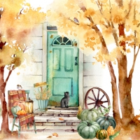 Serviettes 33x33 cm - Thankful Autumn