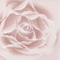 Napkins 33x33 cm - Scent of a Rose shiny rosé