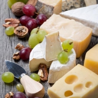 Servietten 33x33 cm - Cheese, Grapes & Walnuts
