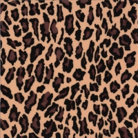 Servietten 33x33 cm - Leopard Pattern nature