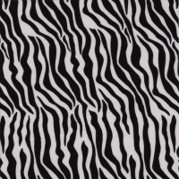 餐巾33x33厘米 - Zebra Pattern black-white