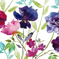 Servilletas 33x33 cm - Viola Fiori