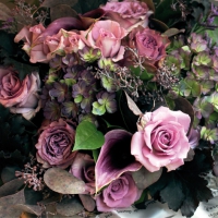 Serviettes 33x33 cm - Roses Melangees du Marche