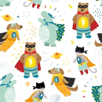 Servietten 33x33 cm - Superheros
