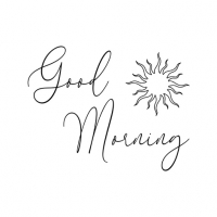 Serviettes 33x33 cm - Good Morning Sunshine