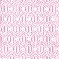 Napkins 33x33 cm - Geometric Hipster pink/white