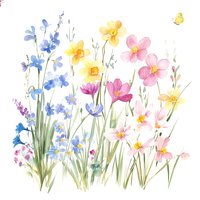 Servietten 33x33 cm - Aiuola di Primavera