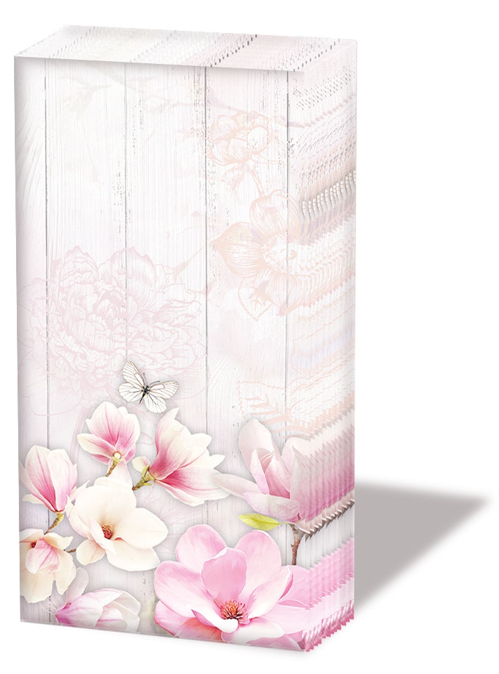 Handkerchiefs - Magnolia Garden, magnolias Handkerchiefs - Magnolia Garden