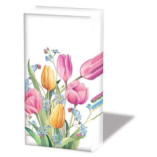 Chusteczki do nosa - Tulips bouquet, Tulipany