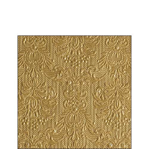 Servietten 25x25 cm - Elegance gold , elegant,  gold,  Einfarbige Servietten,  geprägte Servietten,  Feier,  Hochzeit,  Ereignisse