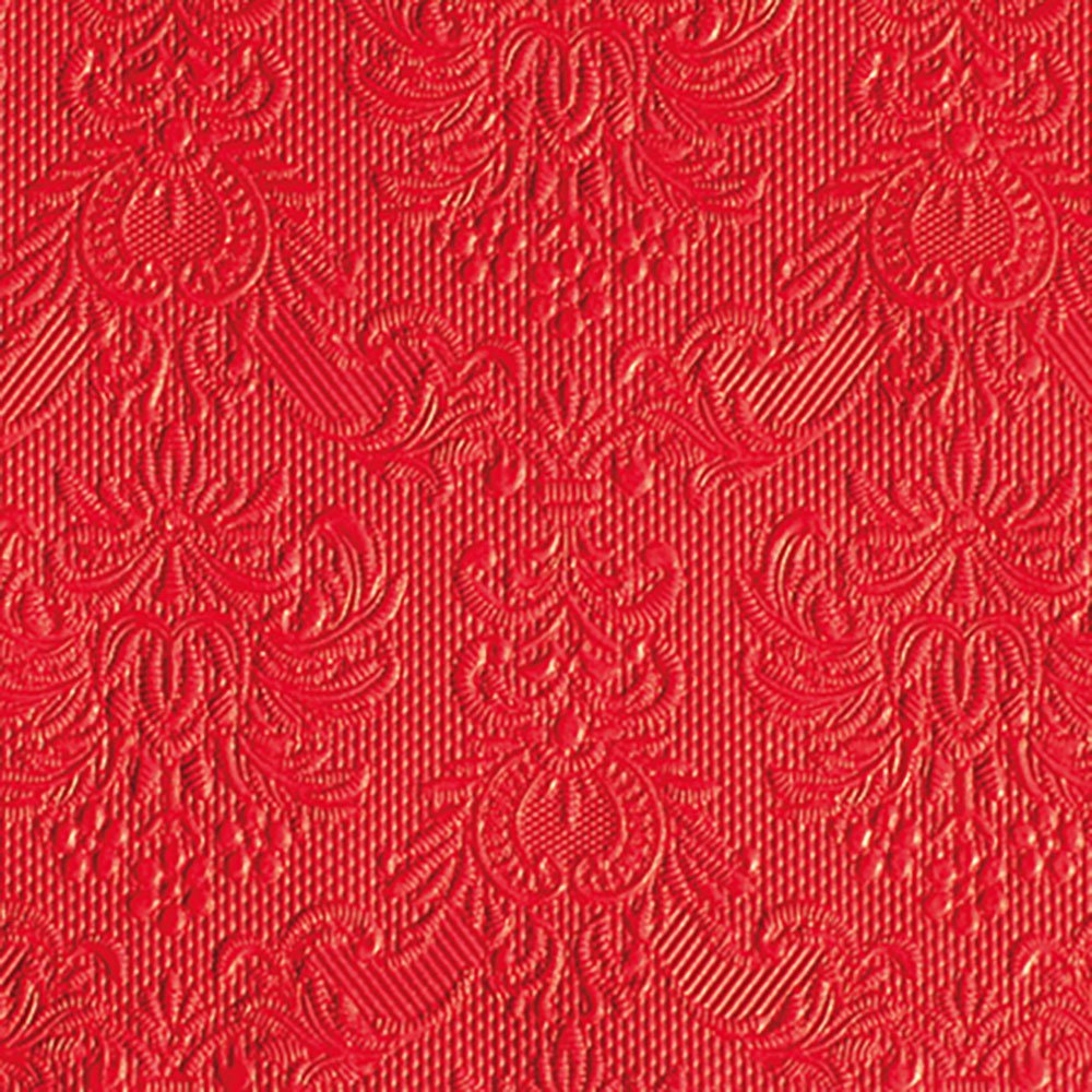 Serwetki 25x25 cm - Elegance red 