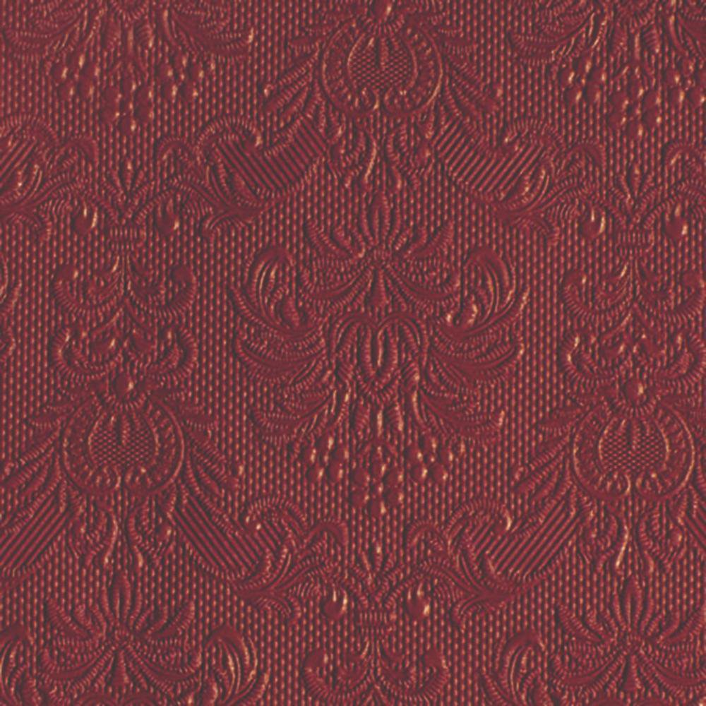 Servietten 25x25 cm - Elegance Bordeaux , Ornamente, geprgte Servietten, geprägte Servietten Servietten 25x25 cm - Elegance Bordeaux