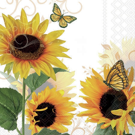 Servilletas 25x25 cm - Sunny Butterfly 