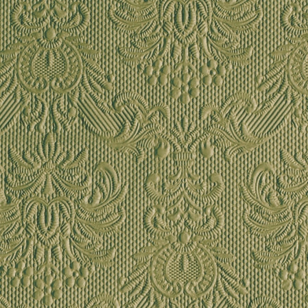 Napkins 25x25 cm - Elegance Green Leaf 