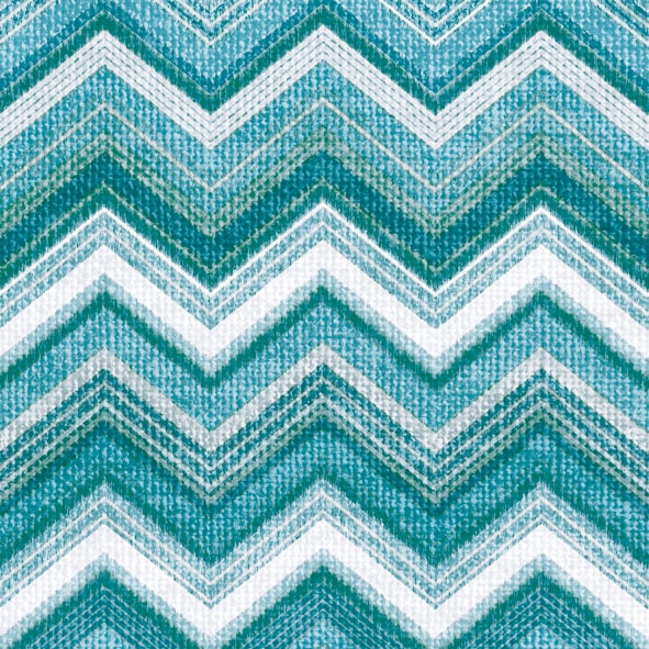 餐巾33x33厘米 - Textured Chevron Petrol 