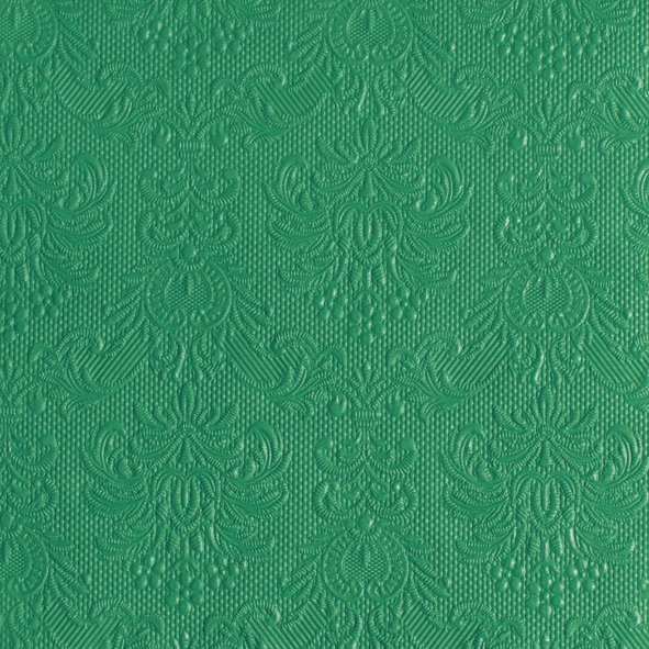 Servietten 33x33 cm - Elegance Ivy Green , grün, Einfarbige Servietten, geprägte Servietten Servietten 33x33 cm - Elegance Ivy Green