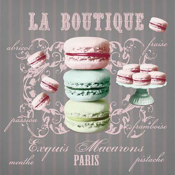 Servietten 33x33 cm - La Boutique