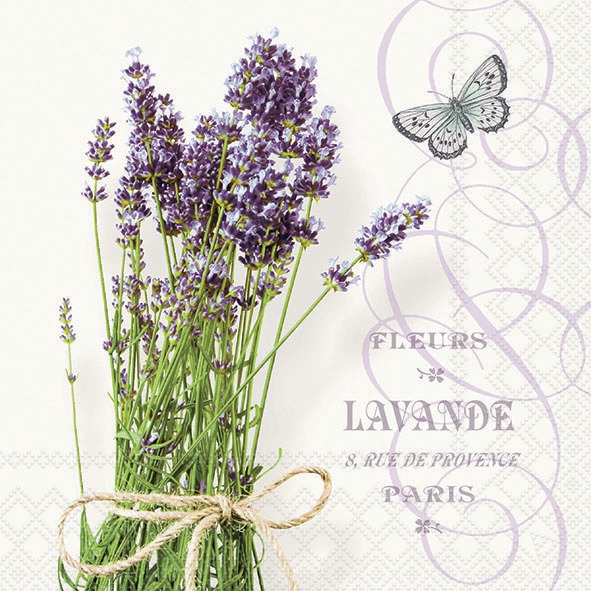 Tovaglioli 33x33 cm - Bunch Of Lavender 