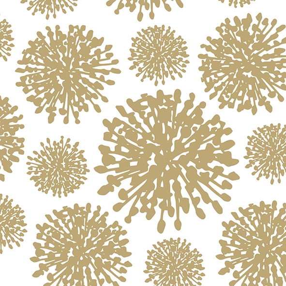Napkins 33x33 cm - Wish Flower Gold