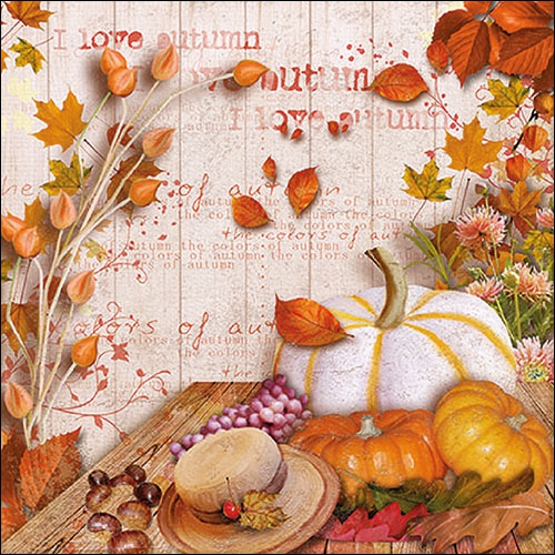Napkins 33x33 cm - Colours Of Autumn 