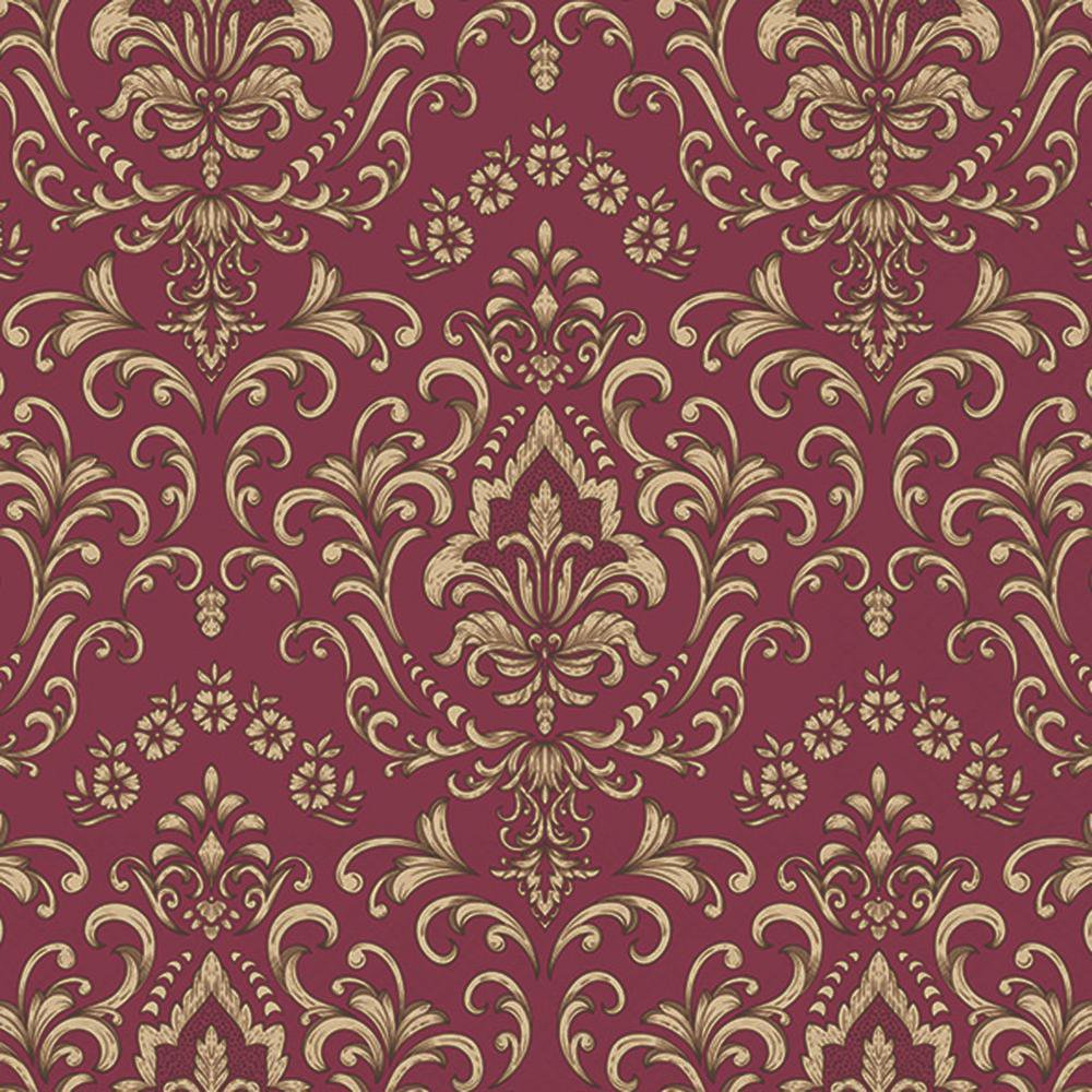 Napkins 33x33 cm - Baroque ornament bordeaux