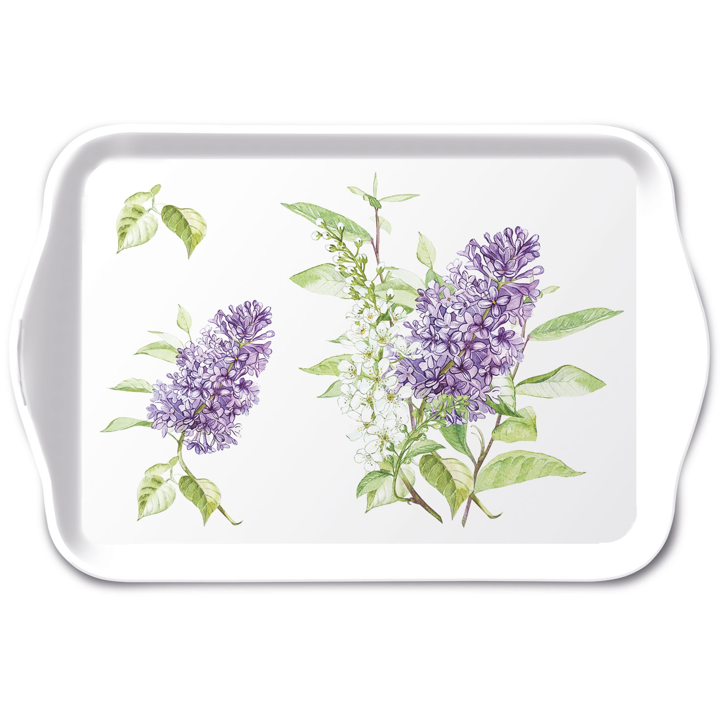 Tablett - Lilac White, Flieder Tablett - Lilac White