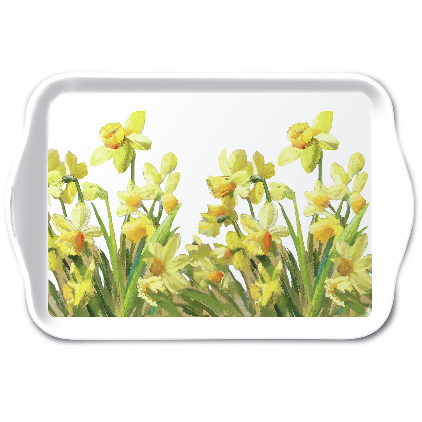 bandeja - Tray Melamine 13x21 cm Golden Daffodils