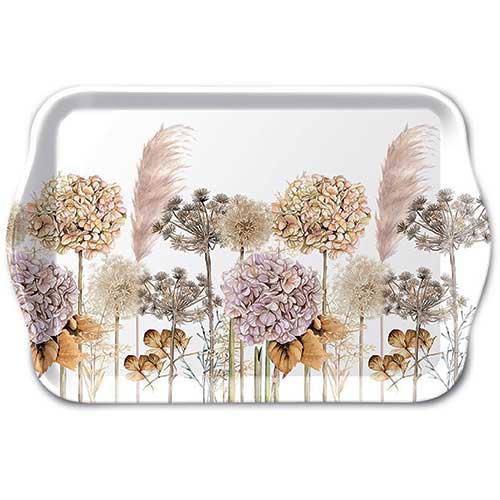 vaschetta - Tray melamine 13x21 cm Dried flowers, Fiori secchi,  Erbe,  I fiori