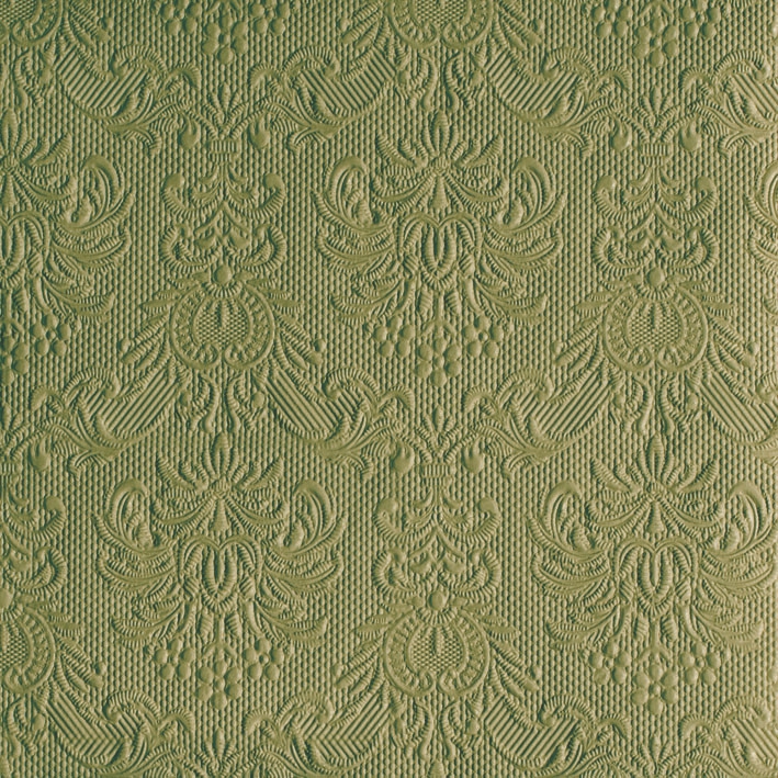 Servietten 40x40 cm - Napkin 40 Elegance Green Leaf 